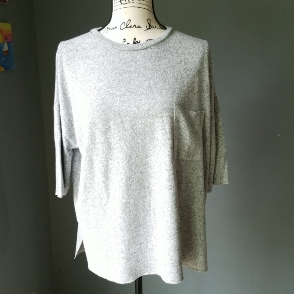 Zara Trafaluc gray Sz M SS